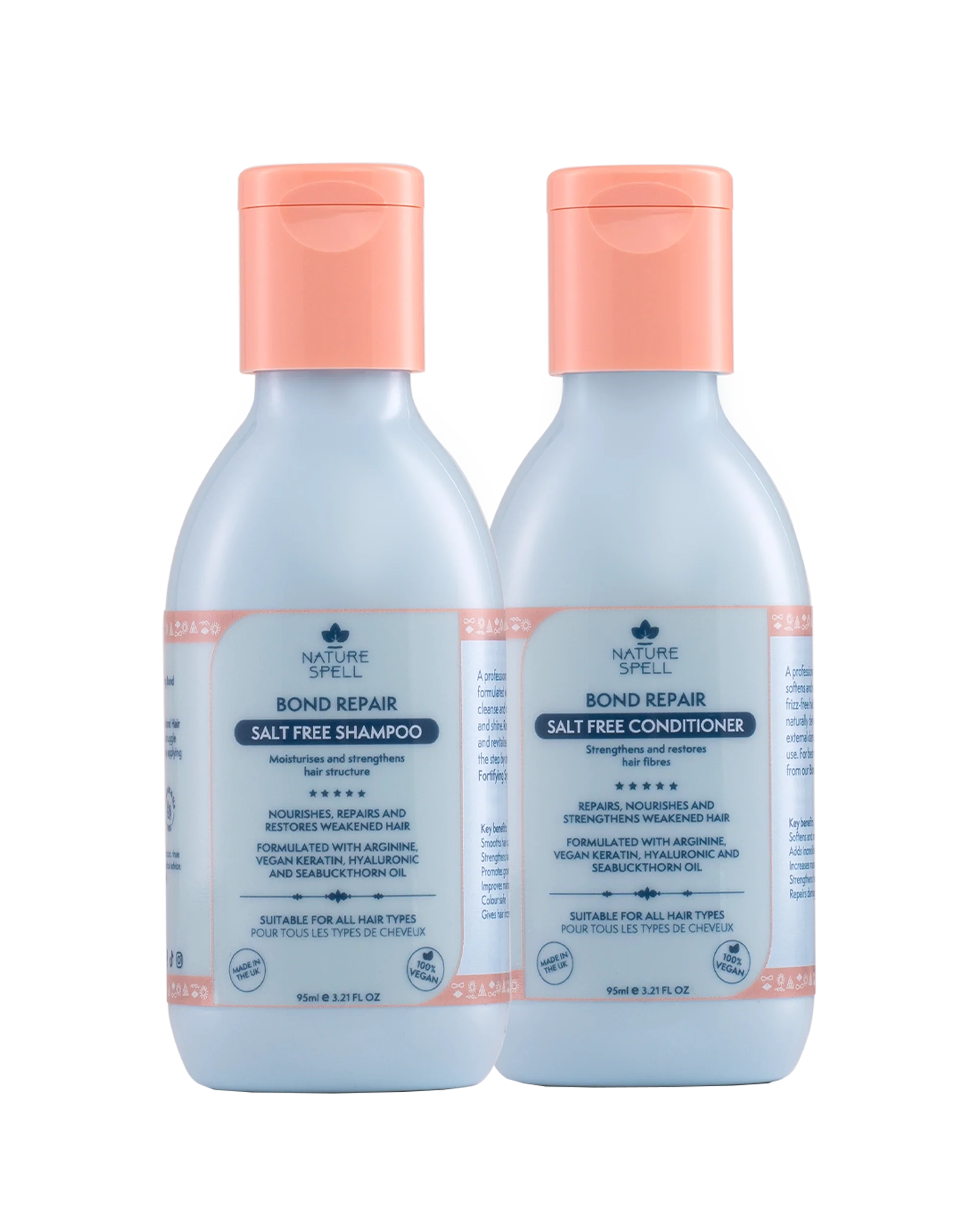 Bond Repair Shampoo & Conditioner Restoring Duo - Travel Size 95ml x2