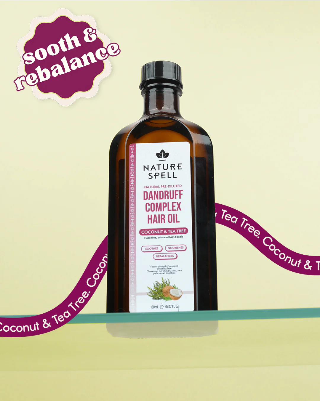 Coconut & Tea Tree Scalp & Hair Oil - Image 2