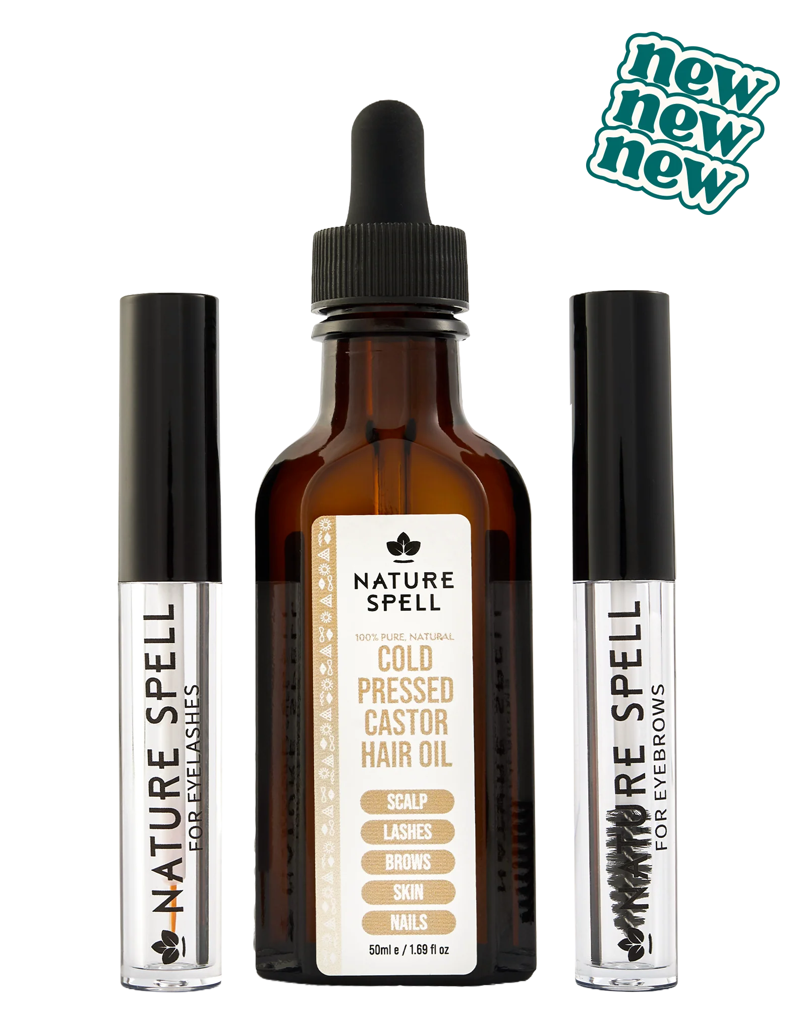 Nature Spell Cold Pressed Castor Hair Oil