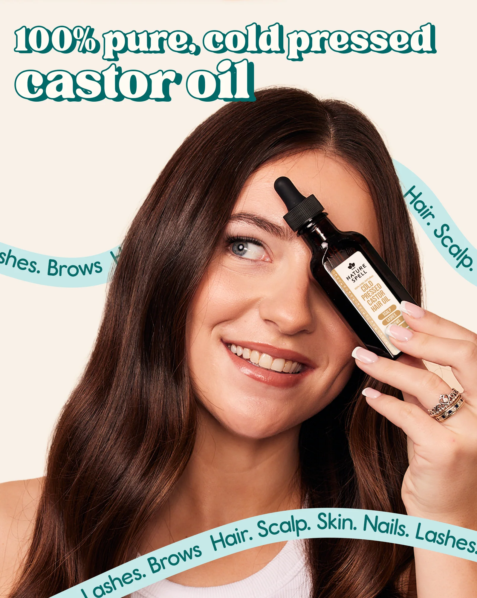 Nature Spell Cold Pressed Castor Hair Oil - Image 5