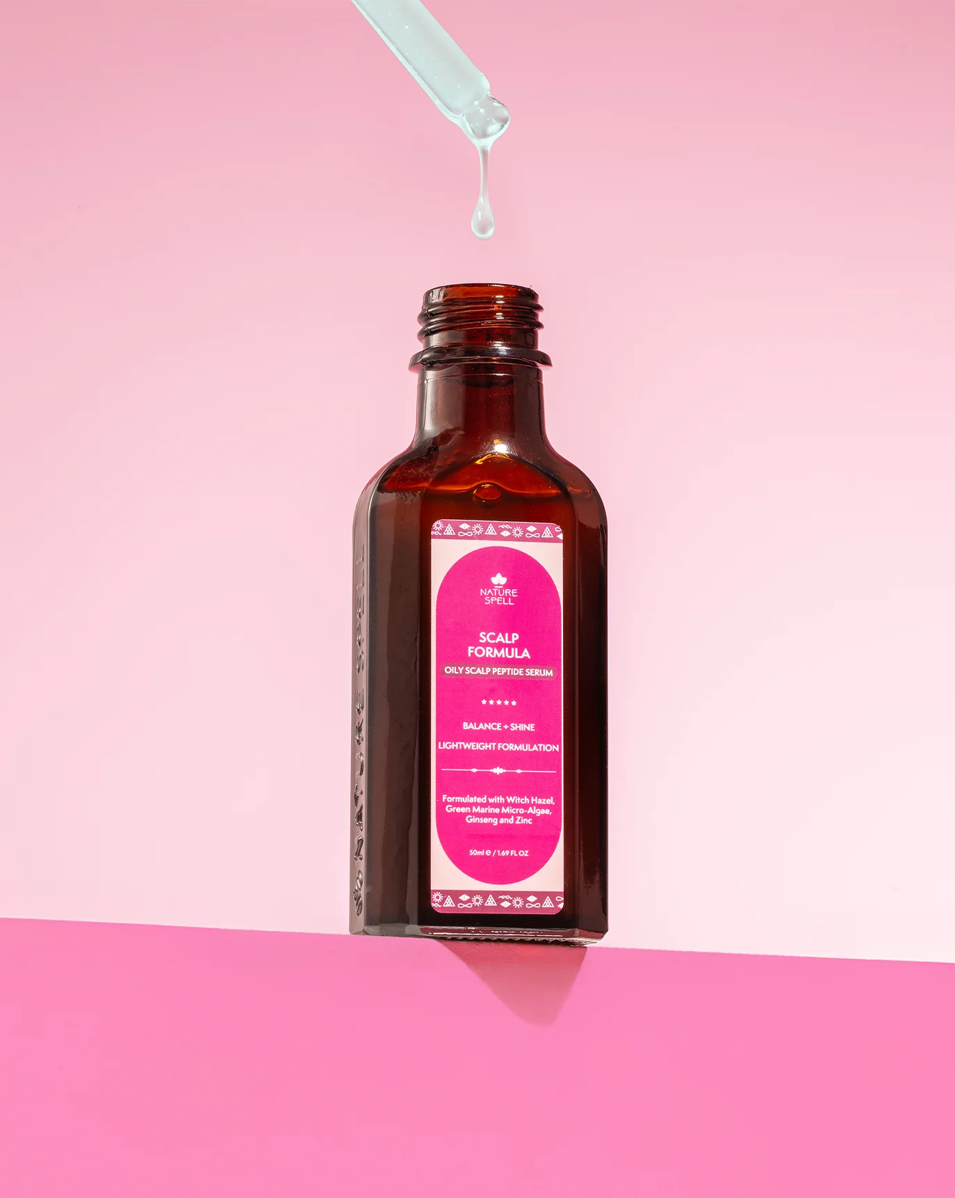 Oily Scalp Formula - Balance & Shine Peptide Serum for Oily Scalp with Ginseng + Witch Hazel - Image 2