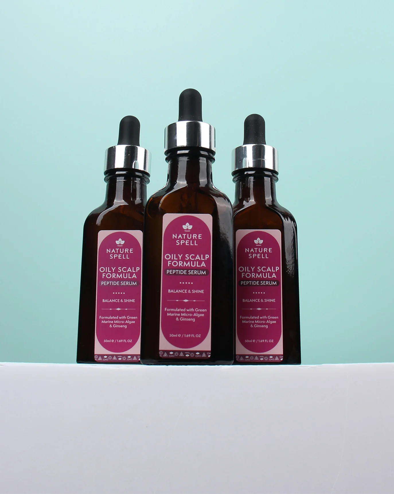 Oily Scalp Formula - Balance & Shine Peptide Serum for Oily Scalp with Ginseng + Witch Hazel - Image 3